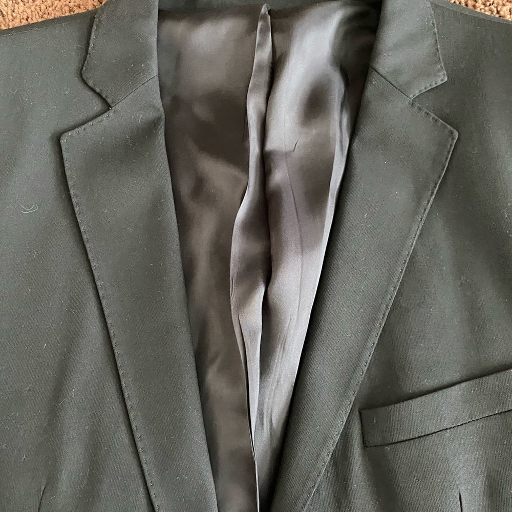Like new, Zara Man Basic Sport Coat in Black - Picture 2 of 6